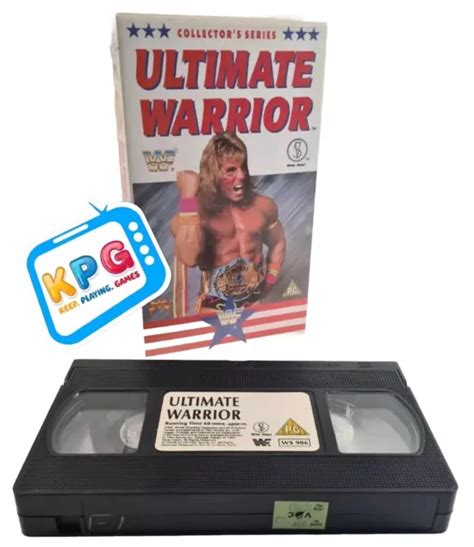 Wwf Wwe Collectors Series Ultimate Warrior Vhs Video Tape