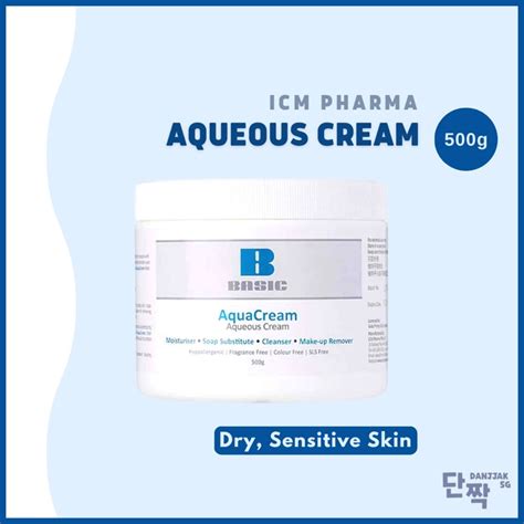 Icm Pharma Basic Aqua Cream Aqueous Cream 500g Shopee Singapore