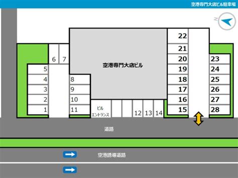 【南駐車場】空港専門大店ビル駐車場【伊丹空港北ターミナル 徒歩7分】予約制 タイムズのb