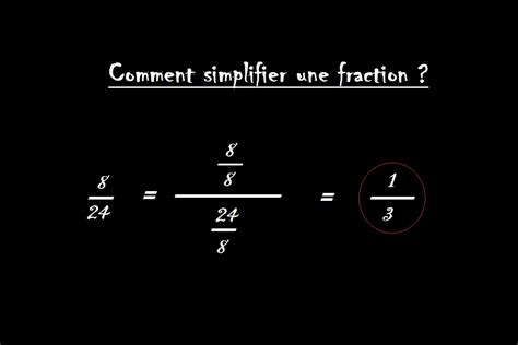 Comment Simplifier Une Fraction Tape Par Tape Prof Innovant