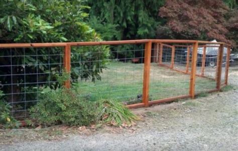 17 Awesome Hog Wire Fence Design Ideas For Your Backyard Hog Wire Fence Fence Design