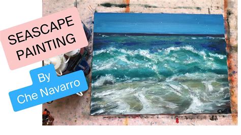 Seascape Painting Tutorial Using Acrylics Youtube