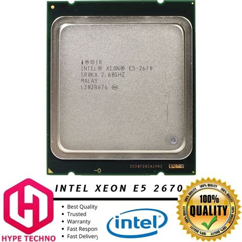 Jual Intel Xeon E5 2670 Setara Dengan I7 7700k Lga 2011 8 Cores 16 Threads 2 60ghz Up To 3