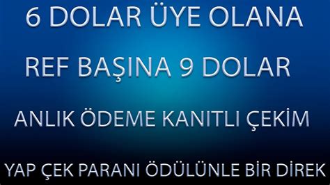 15 DOLARA KADAR DİREK ÇEKİLEBİLİR ÖDEME KANITLI BORSA AİRDROBU YAP ÇEK