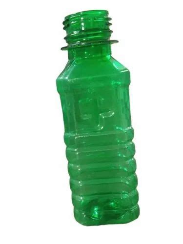 Screw Cap Green PET Bottle Use For Storage Juice 100 Ml At Rs 2