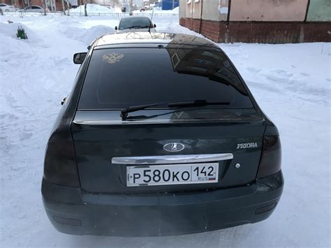 #42 наклейка — Lada Приора хэтчбек, 1,6 л, 2012 года | аксессуары | DRIVE2