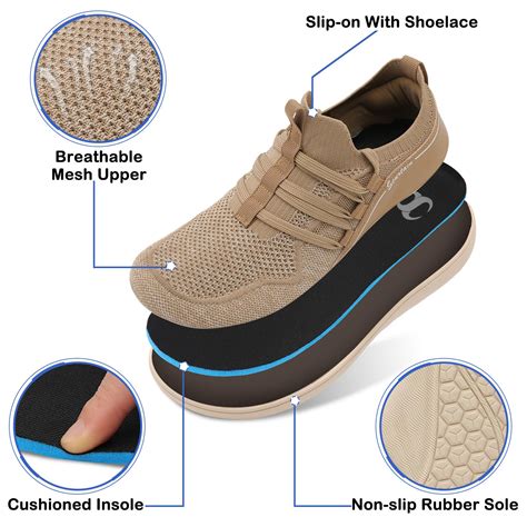 Snapklik Mens Walking Shoes Barefoot Shoes Men Wide Toe Box Shoes