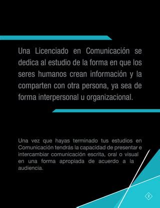 Descubre Tu Vocaci N Licenciatura En Comunicaci N Panorama Laboral