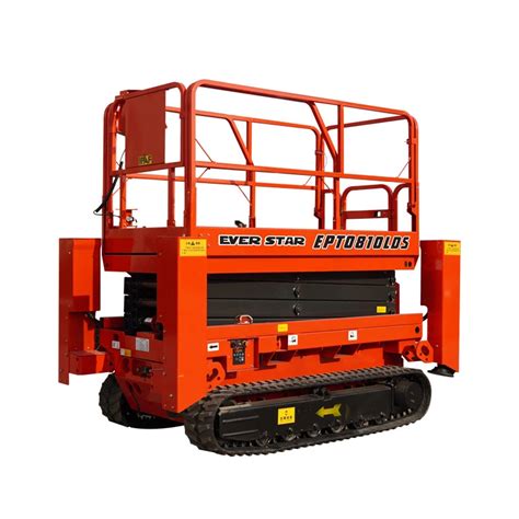 M Track Scissor Lift Electric Mobile Self Propelled Scissor Lift With