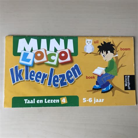 Mini Loco Boekje Ik Leer Lezen Taal En Lezen Leeftijd Jaar