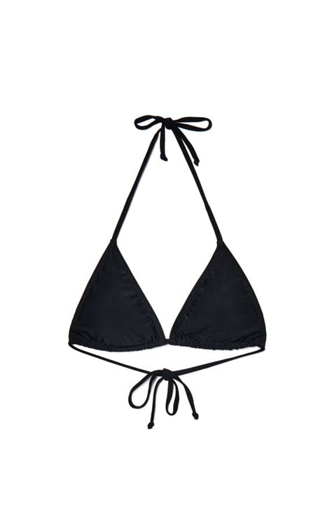 Bikini Top Boja Crno Cropp Dc X
