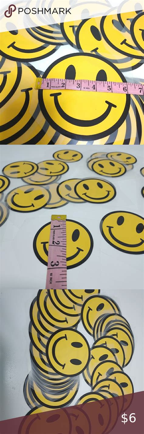 Smiley Face Iron On Patches