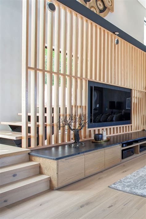 Timber Dividing Wall | Create Sections in Open Plan Living Space