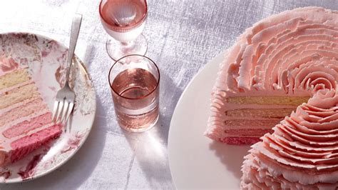 Ombre Strawberry Cake Recipe Martha Stewart