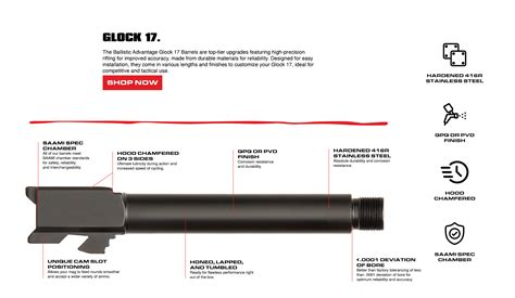 High Quality Glock Barrels Ballistic Advantage