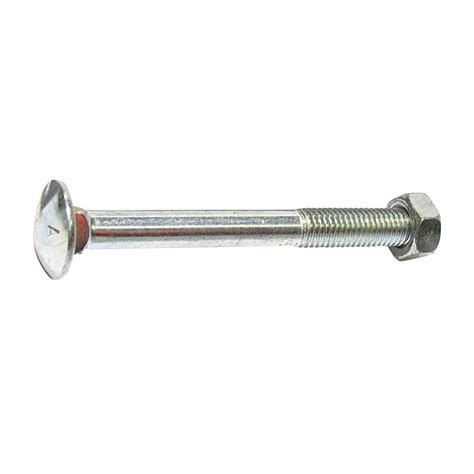 Cup Head Bolt And Nut M12 X 130 Zinc Ea75box Tradeline