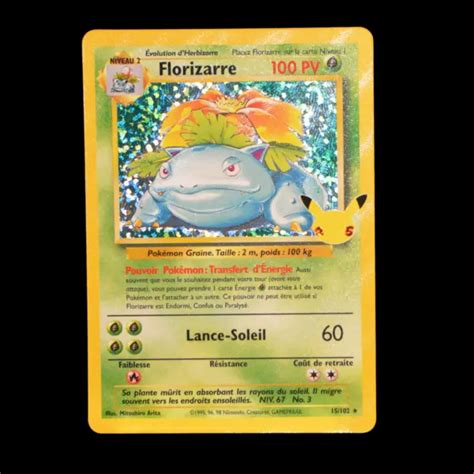 CARTE POKÉMON FLORIZARRE 15 102 EB07 5 Célébrations EUR 1 00