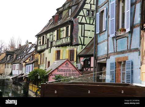 Kaysersberg France French Alsace Restaurant Hi Res Stock Photography