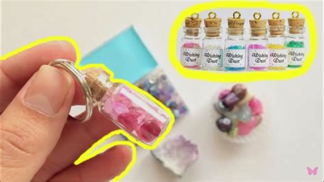 Diy Crafts How To Make Keychains With Mini Glass Bottle Bottle Charms