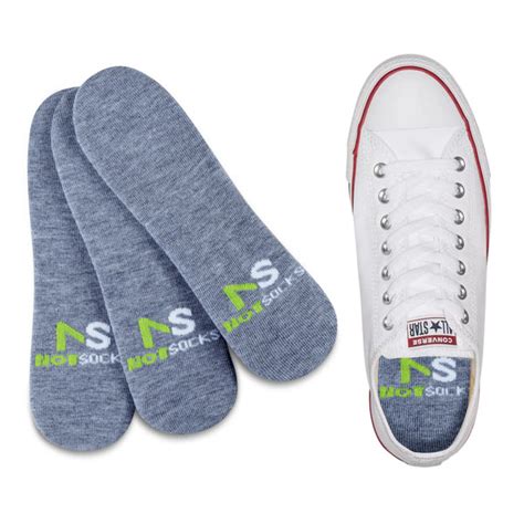 Notsocks™ Sockless Socks Adult Insole Covers 3 Pack