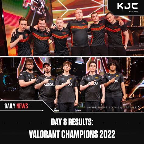 KJC ESports On Twitter DAY 8 RESULTS VALORANTChampions 2022 GROUP