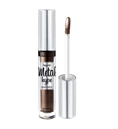 Тени для век жидкие LUXVISAGE METAL HYPE тон 16 Тигровый глаз 3,5 г ...