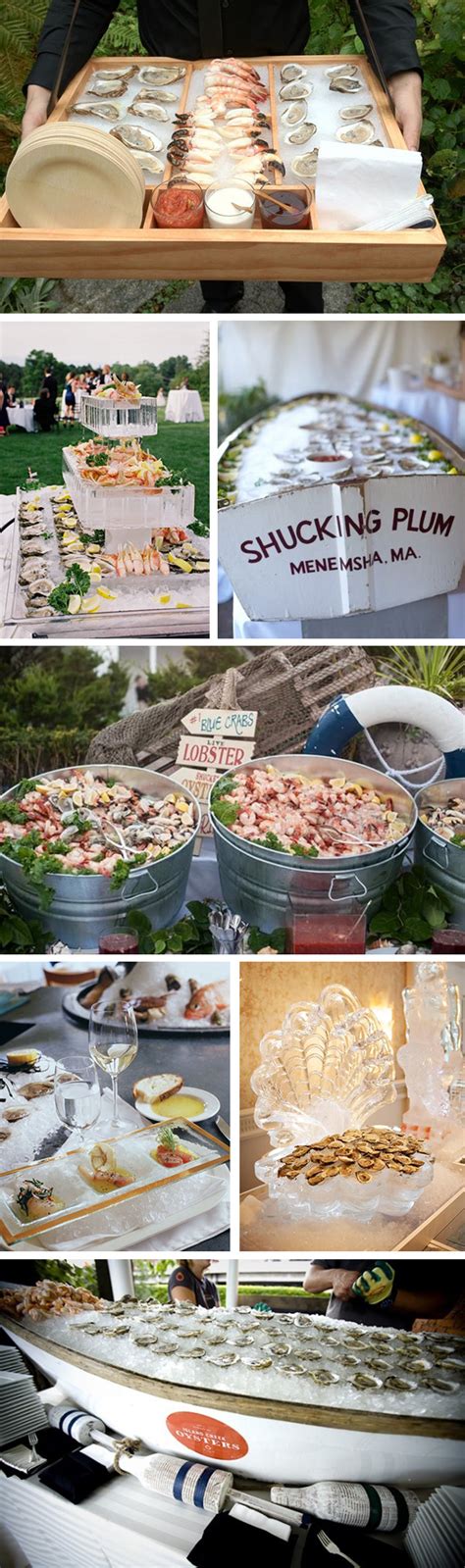 Raw Bar Ideas For Your Destination Wedding The Destination Wedding