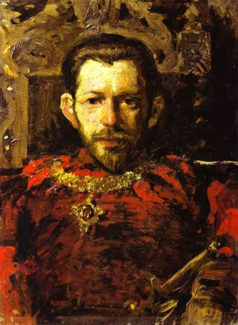 Portrait Of S Mamontov In A Theatre Costume By Konstantin Korovin