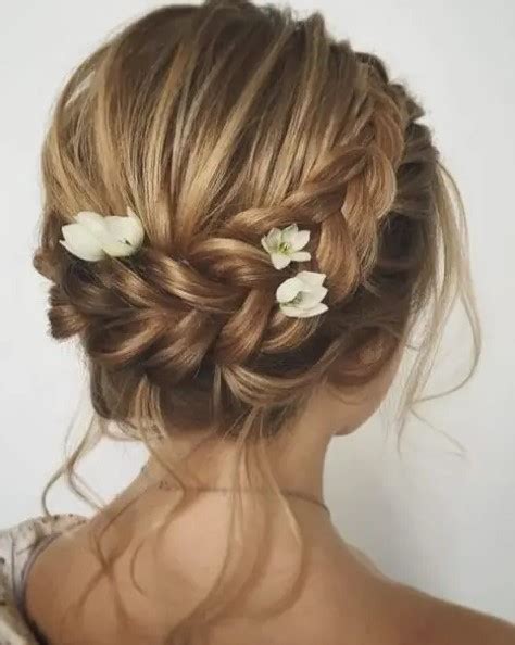 81 Beautiful Braided Wedding Updos To Try Weddingomania