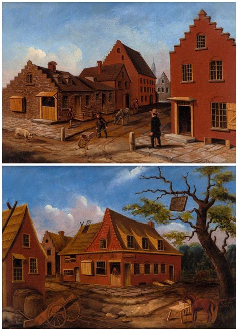 Sold Price A Pair Of American Folk Paintings Of New York Circa 1840