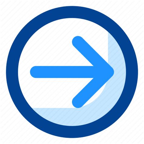 Arrow Rounded Right After Circle Forward Next Icon Download On