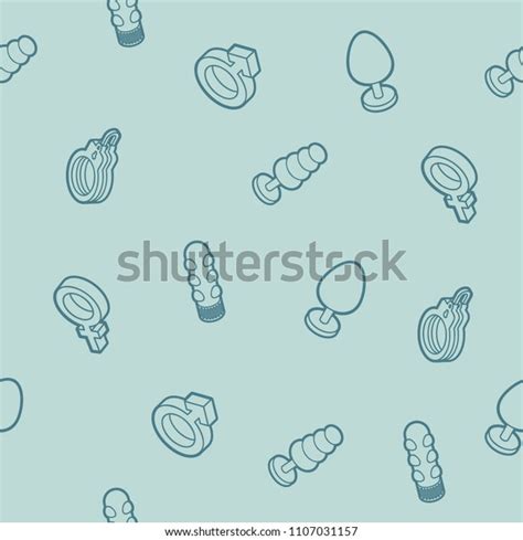 Sex Shop Outline Isometric Pattern Vector Stock Vector Royalty Free 1107031157 Shutterstock