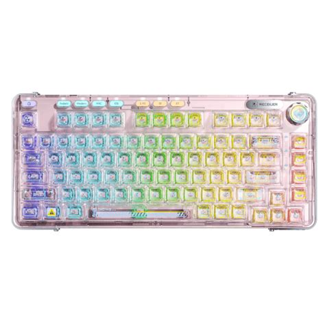 Aula F81 3 In 1 RGB Mechanical Gaming Keyboard (Purple) - AULA