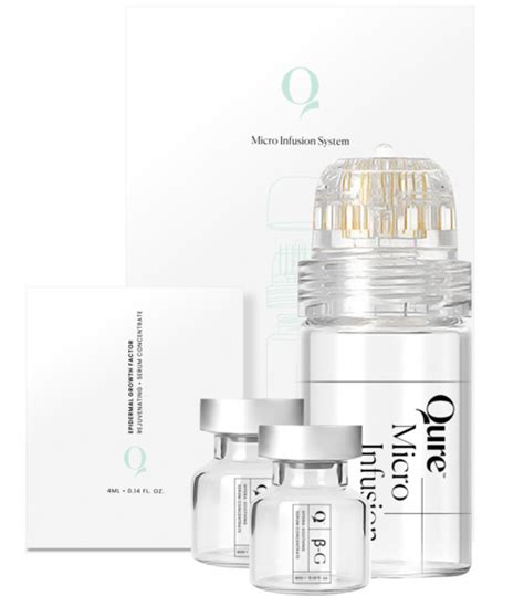 qure micro infusion facial system rejuvenating serum ingredients