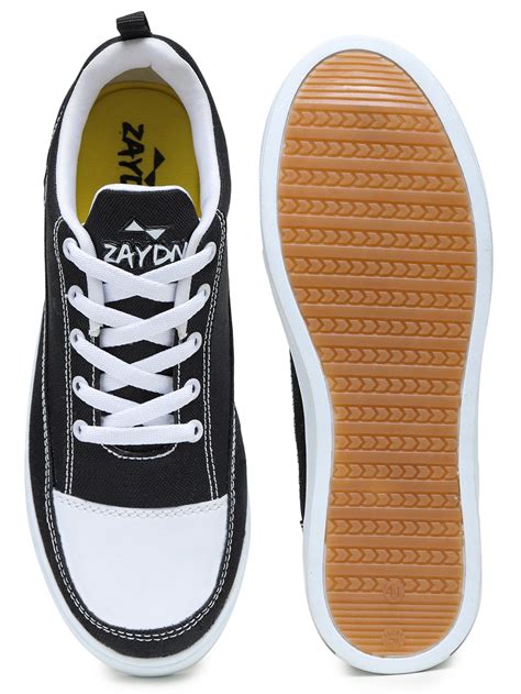 ZAYDN Sneakers For Men Black White