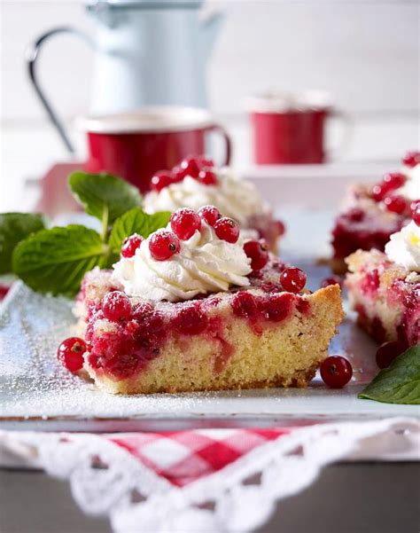 Johannisbeerkuchen Vom Blech Rezept LECKER