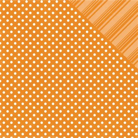 Echo Park Dots And Stripes Collection Summer Orange