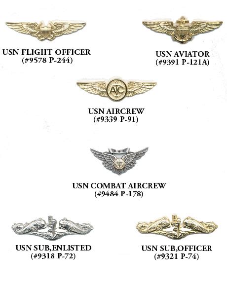 Us Navy Rank Insignia Pins