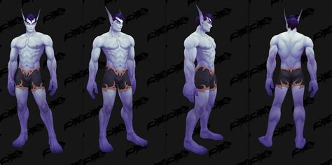 Void Elf Male And Female Allied Race Customization Options