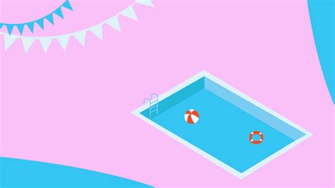 Pink Pool Party Background Edit Online And Download Example
