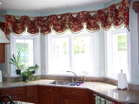 33 Wonderful Window Treatments For Bay Window In Kitchen BreakPR