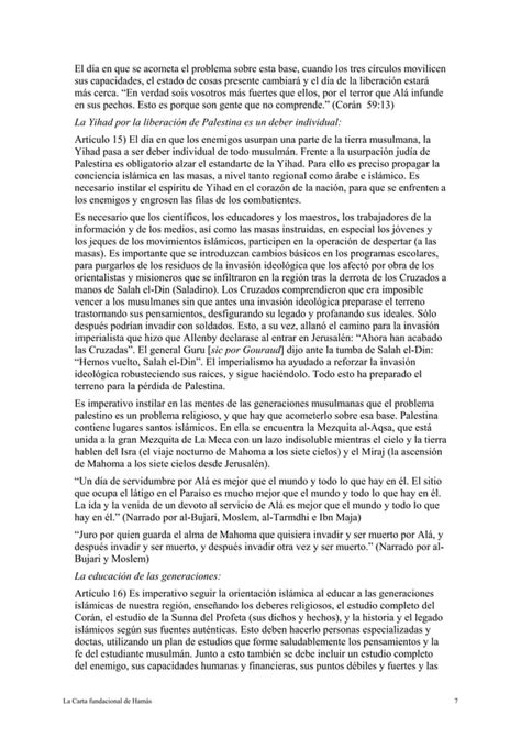 Carta Fundacional Hamas Pdf