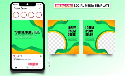 Premium Vector Flat Design Of Instagram Social Media Post Template 03