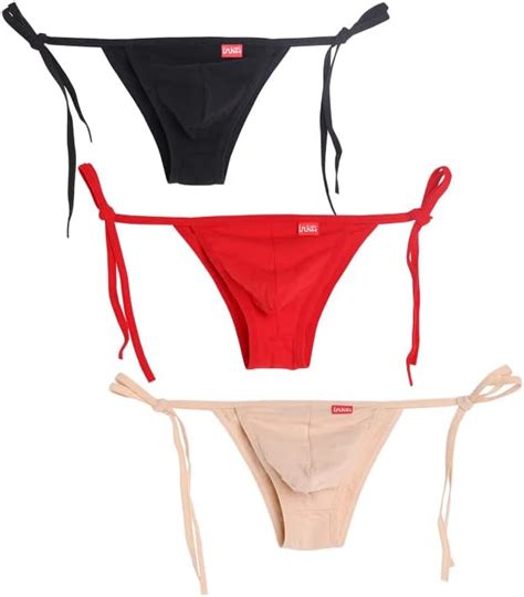 Mens Cotton Bulge Pouch Side Tie String Bikini Philippines Ubuy