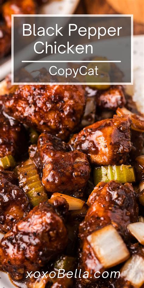 Black Pepper Chicken Copycat Panda Express Recipe Xoxobella