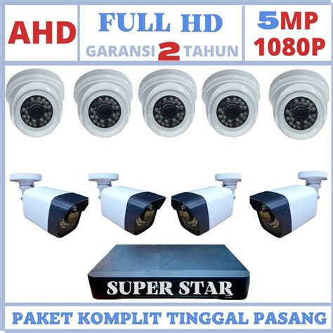 Jual Paket Cctv Channel Kamera Lensa Mp P Ir Sony Full Hd Di