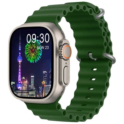 IWO Ultra 9 Max Verde Reloj Inteligente