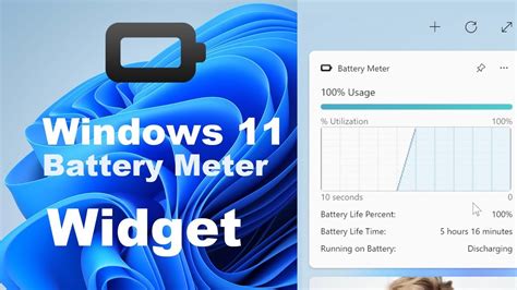 Introducing Battery Meter Windows Widget Free Youtube