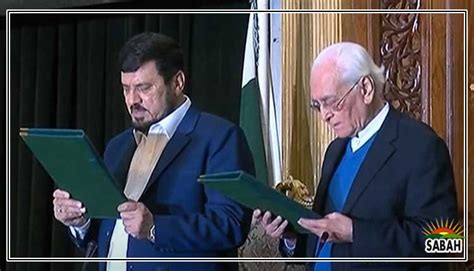 Muhammad Azam Khan Sworn In As Caretaker Chief Minister Khyber