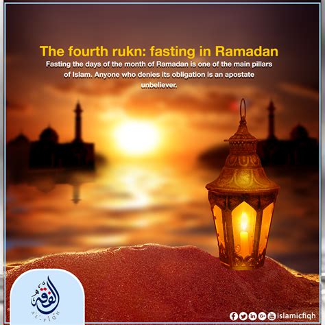 The Fourth Rukn Fasting In Ramadan